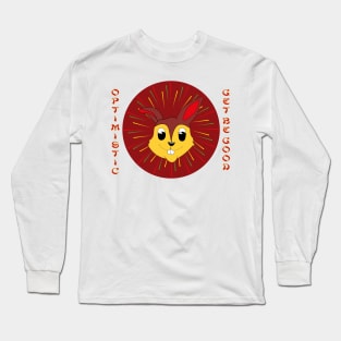 Rabbit Motivation Words CNY Long Sleeve T-Shirt